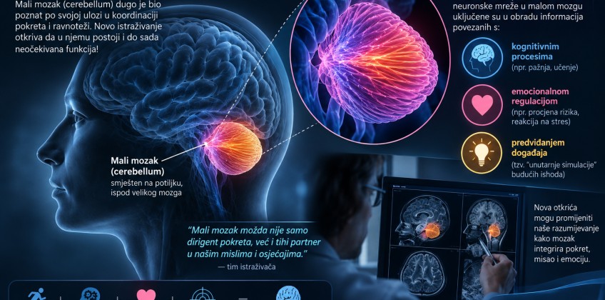 Neočekivana funkcija otkrivena unutar 'malog mozga' na potiljku