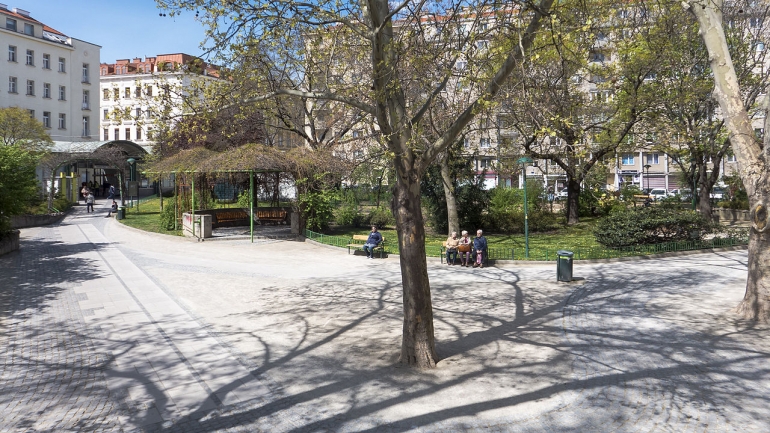 : Park kardinala Nagla prije obnove Â© Gugerell